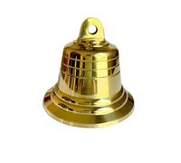 2pcs Wide Use Clear Sound Copper Garden Decor Christmas Bells Wind Bell Crafts for Wedding,Decoration(4in)