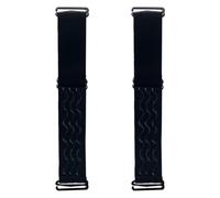 2pcs Wig Elastic Band Adjustable 30mm Silicone Black Polyester | Buckle Band Design, Removable Elastic Strap, Fasten Hair Securely without Glue or Tape