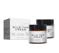 2pcs Wild Yam Cream 60g, Hormone Balance Organic Yam Cream for Women, Vegan Wild Yam Root Cream Skin Moisturizer, Natural Relief for Dry Skin, Support Hormone Harmony