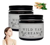 2PCS Wild Yam Skin Cream, Wild Yam Cream, 60ml Wild Yam Cream Organic for Natural Balance, Natural Relief for Menopause Dry Skin, Menopause Botanical Balancing Body Cream(60g/2 oz)