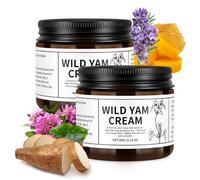 2Pcs Wilderglow Wild Yam Cream Organic, Hydrating&Nourishing Face Cream, Long Lasting Moisturizing, Support for All Skin Types (2pcs, 2.12oz)