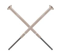 2pcs Wind Instrument Screwdriver Metal Flathead for Clarinets 8.5x0.5x0.5cm