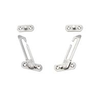 2Pcs Window Adjustable Support Wind Hook Latches Brace Stay Position Stopper for Casement Limiter Blocking Lock