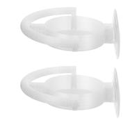 2pcs Window Bird Feeder with Strong Suction, ABS Tray | No Drilling or Adhesive, Stays Firm through Temperature Changes, for Apartments and Patio Viewing