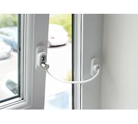 2PCS Window Lock Restrictors,Sliding Window Opening Stopper Lock with Keys,Anti Theft Window Guards,Children Safety Security Restrictor