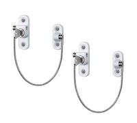 2Pcs Window Locks for UPVC Windows, YTOOK Window Cable Restrictor Window Safety Locks with Keys and Screws for Child & Baby Safety