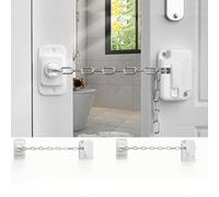 2pcs Window Locks, Window Restrictors for UPVC, Child Safety Locks, Window Safety Locks for Child Pets, Self Adhesive, Adjustable Window Lock for Door, Sliding Window, Fridge, Cabinets, Drawers