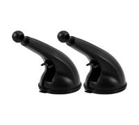 2pcs Window Mounted Bird Feeder Hook Black with Suction Cup | Plastic Double Hook Design, Secure Adhesion, No Drilling, for Glass Windows, Balconies and Bird Watching