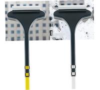 2PCS Window Screen Cleaner 2 in 1 Window Mesh Screen Cleaning Brush with Detachable Handle Wet and Dry Window Squeegee Multi Window Cleaner Tool for Household Kitchen Cleaning