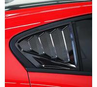 2pcs Window Side Louvers Vent Car Accessories ABS Trim Frame For Ford Focus ST-LINE MK4 Hatchback 2019 2020 2021+,Carbon Look