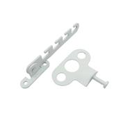 2pcs Window Support Wind Hook Latches Stainless Steel Limiter Latch Brace Stay Position Stopper Heavy Duty Gusset Fixed for Window