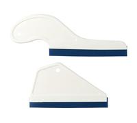 2Pcs Window Tint Tools Set 2 Style Side Wiper Swiper TPU Squeegee Window Tint Tools, Silicone Heads Squeegee Water Blade for Auto Window Tinting Glass, Windshield Cleaning Tools