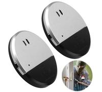 2pcs Window Vibration Alarm Sensor 130dB Siren Ultra Slim Window Alarms Glass Break Security Alert Alarm Sensors Window Vibration Alarms Stick on for Home Office Caravans Dorm Shed Doors Windows RV