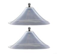 2Pcs Windproof Spray Nozzle Heads for Electric Sprayers Compatible with Most Poles Featuring Hanging Hole for Convenient Storage and Maintenance (Single head)