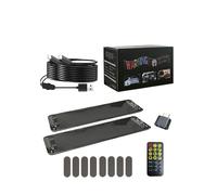 2PCS Windshield Devil's Eyes Bliking Flashing LED Eyes On The Windshield Glowing Devil Eyes Truck Window LED Screen For Car(K12 1 tow 2)