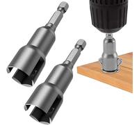 2PCS Wing Nut Driver, Power Wing Nut Drill Bit Socket Tool with 1/4 Quick Connect Hex Shank, for Panel Nuts, Screws Eye, C Hook Bolt, Q-Hanger