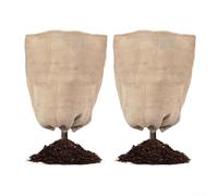2pcs Winter Frost Defense Plant Covers Made of Linen Fabric Suitable for Garden and Fruit Trees (24in*40in)
