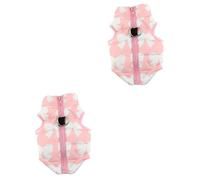 2pcs Winter Vest Vintage Truck Decor Warm Clothing Crib Bedding Skull Clothing Small Fish Bucket Hat for Dogs Costumes A