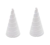 2PCS Wire Coil Winding Tool Set Featuring Cone Fibonacci Design for Copper Wire Projects in Gardening and Electrical Areas with Long Lasting PP Build (2PCS small)
