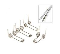 2Pcs Wire Diameter 1.2mm Curling Iron Replacement Double Return Torsion Spring Hair Curling Rod Accessories(30mm)