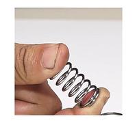 2PCS Wire Diameter 1.5mm Outer 15mm Free Length 60-100mm 304 Stainless Steel Coil Compression Compressed Springs(Length 80mm)