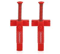 2PCS Wire Drawer Brick, Fixer Brick Line Clips, 6.46 X 2.52 X 1.77in Liner Clamps Wire Drawer Bricklaying Tool Fixer, Leveling Measuring Tool, Wall Builder Engineering Accessory for Building Construct