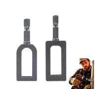2PCS Wire Twister Tool for Drill,Wire Nut Twister,ElectricDrill WireTwisting Tool,Heavy Duty WireTwister for Drill with 1/4" Hex Shank,WindingTool & TwistingSleeve,for Fencing,Construction,Alloy Steel