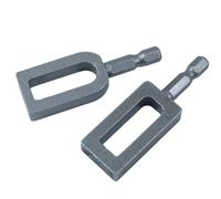 |2PCS Wire Twisting Tool, Metal Heavy Duty Wire Twisting Tool for Drill Curved & Square Fence Tools