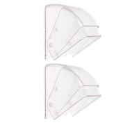 2pcs Wireless Doorbell Rain Cover for Outdoor Entryway Protection | PC Plastic Shell, Detachable Design, Discreet Appearance, Suited to Security Keypad and Chime Use
