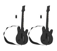 2PCS Wireless Guitar Controller, Rechargeable Game Guitar for Guitar Hero, Rock Band, Clone Hero, Fortnite Festival, For PS3/PS4/PC with RGB Light & 2.4G USB Dongle Plug & Play