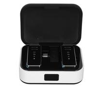 2Pcs Wireless Lavalier Microphone Omnidirectional Noise Cancellation Real Time Monitor USB C Microphone with Battery Case