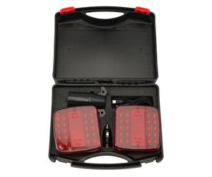 2pcs Wireless Magnetic LED Truck Tail Light ,Trailer Rear Light, Signal Warning Brake ,for Caravans Campers Lorry