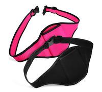 2PCS Wireless Mic Belt Waist Holder Fitness Microphone Transmitter Carrier Adjustable Strap for Running and Interviews