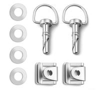2pcs with Automobile Fastening Nuts A4519880067 Metal Compatible Nut Cover Screw Set Vehicle Engine Cover Lock Bolts Fixing Engine 451 For Fortwo 20072015
