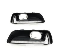 2Pcs With Yellow Turn Signal LED Daytime Running Lights DRL Fog Lamp For Chevrolet For Malibu 2011 2012 2013 2014 2015 Daytime Fog Lamp(Model C,White Yellow Blue)