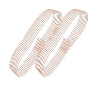 2pcs Women Ballet Pointe Shoe Elastic Band Invisible Stretch Ribbon Pink