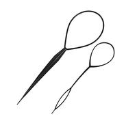2PCS Women Topsy Tail Hair Braided Ponytail Maker Easy Styling Tool Practical