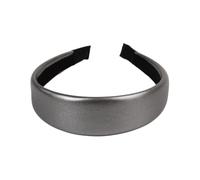 2pcs Women Wide-brimmed Sponge Headband Vintage Pu Leather Hair Hoop | Non-slip Fit, Lightweight Comfort, Golden and Silver Options, Suitable for Cosplay and Fancy Ball Occasions