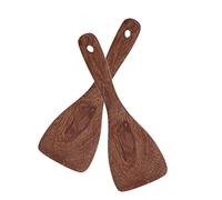 2Pcs Wood Rice Paddle, Wooden Rice Spoon Wooden Utensils for Cooking Rice Spatula Serving Spoons Japanese Rice Shovel for Kitchen, 22x8cm