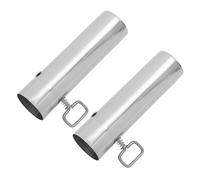 2pcs Wood Stove Pipe Kit Stainless Steel Tent Chimney | Easy Installation with Quick-connect Joints, Includes Fireproof Mesh, for Outdoor Cooking and Camping