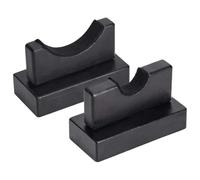2pcs Wooden Baseball Bat Racks Stable Storage Stand Black