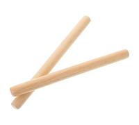 2pcs Wooden Drum Sticks Wood Drumsticks Beating Rhythm Sticks Musical Percussion Accessories for Practice Educational Tools