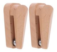 2pcs Wooden Gravity Clip Hooks for Tapestry and Blanket Wall Hanging