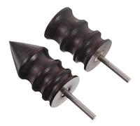 2pcs Wooden Leather Burnisher Craft Edge Tool for Professionals