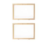 2Pcs Wooden Paper Making Molds Screen Handmade Crafting Frame for Recycled Paper Art Projects and Creative Gift Giving Double Layer Making Frame