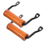 2pcs Wooden Pot Side Handle Replacement for Cookware, Ergonomic Grip | Iron and Wood Construction, Thickened Design, Suitable for Sauce Pots and Wok Sides, Comfortable Use