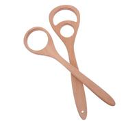 2pcs Wooden Sourdough Bread Whisk, Dough Mixer Hand Tool | Natural Finish, Ergonomic Handle, Two Head Shapes, Seamless Smooth Surface, for Flour Mixtures and Pizza Crust