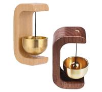 2pcs Wooden Wind Chime Doorbell for Business and Home Entry