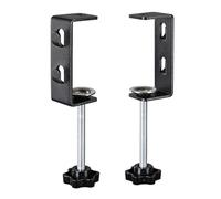 2Pcs Woodworking Clamp C Iron Table Mount Clip Stand C Shape Adjustable Height Quick Installation Manual Tool