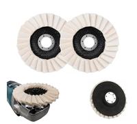 2pcs Wool Felt Flap Polishing Disc,2025 New Premium Buffing Wheel Disc for Metal, Marble, Stone, Furniture, Car Wax Polishing & Repairing (5 in)